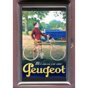  PEUGEOT 1910 BICYCLE AD RETRO Coin, Mint or Pill Box Made 
