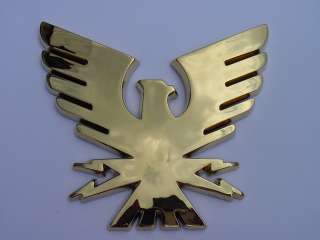 FORMULA BOAT GOLD BIRD THUNDERBIRD EMBLEM LOGO BADGE !!  