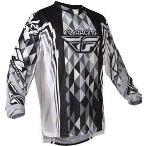 Fly Racing 2012 Kinetic Motocross Jersey Black/Gray Extra Large XL 365 