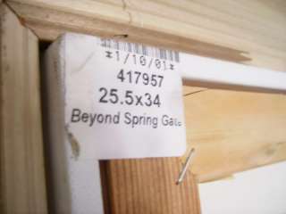 Thomas Kinkade Beyond Spring Gate 1/3450 S/N canvas  