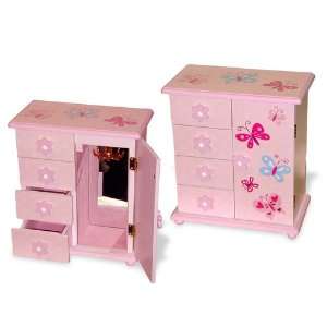    Butterfly Delight Ballerina Musical Jewelry Box Toys & Games