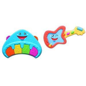   Kidz Delight Rocky Ricky Guitar and Classy Casey Piano Toys & Games