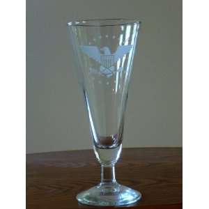  American Eagle Beer Glass   Set of 2 