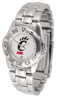 Cincinnati Bearcats Logo  Ladies Sport Steel Watch  