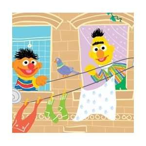  Sesame Street Thermography Paper 12X12 Windows; 12 Items 
