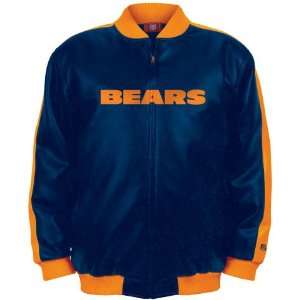  Men`s Chicago Bears Rock Solid Starter Jacket: Sports 
