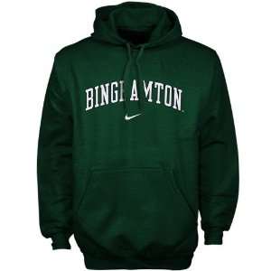  Nike Binghamton Bearcats Green Vertical Arch Hoody 