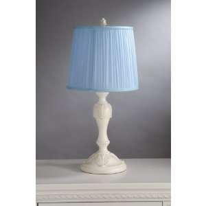   Laura Ashley SBV110 BTS021 Bingley White Table Lamp: Home Improvement