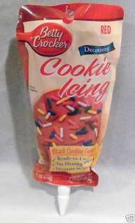 Betty Crocker RED Decorating Cookie Icing 7 oz  