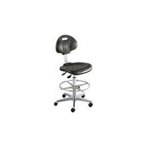  Series Black Cleanroom 1000 Chair with Aluminum Base: Office Products