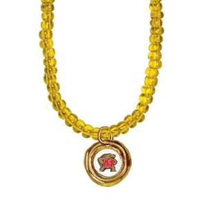   Necklace   University of Maryland, Yellow/Gold: Sports & Outdoors