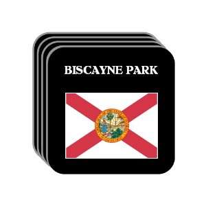  US State Flag   BISCAYNE PARK, Florida (FL) Set of 4 Mini 