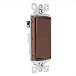   15A120V Decorator Switch Single Pole in Brown: Home Improvement