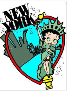 Betty Boop Statue of Liberty House Size Flag TG 36007  