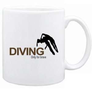  New  Diving  Only For Brave  Mug Sports