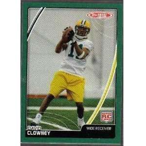  2007 Topps Total 485 David Clowney Packers (RC   Rookie 