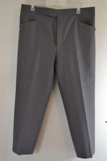 Ernesto Bellini Mens Gray Pinstripe 3 Piece Vest Suit 42R  