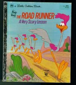 THE ROAD RUNNER~LITTLE GOLDEN BOOK~1974~  