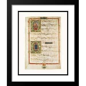   Double Matted 25x29 Polyphonic Hymns Magnificats (Bass): Home