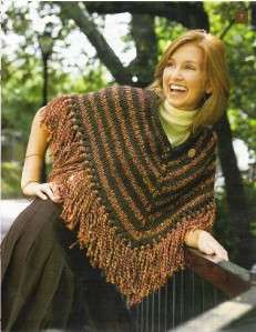 Leisure Arts Poncho Perfection Knit Pattern Book  