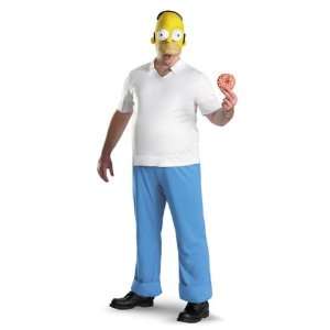   Mens Deluxe The Simpsons Homer Costume Size Standard
