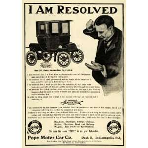 Ad Pope Motor Car Waverley Electric Model 26C Chelsea Removable Coupe 