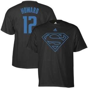   Magic #12 Dwight Howard Black Superman T shirt