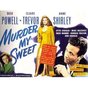  Murder My Sweet   Movie Poster   27 x 40: Home & Kitchen