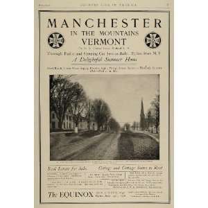  1906 Ad Manchester Vermont Equinox Hotel Village Street 