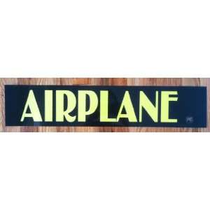  Movie Theatre Promo Marquee Official Title Sign   AIRPLANE 