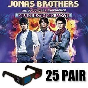  The Jonas Brothers 3D Glasses Party Pack (GLASSES ONLY 25 