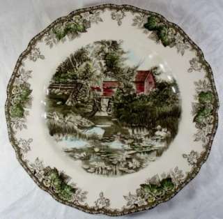   Brothers The Friendly Village Dinner Plate The Lily Pond  