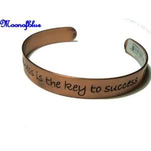   Cuff Bracelet   Happines is the key to success Arts, Crafts & Sewing
