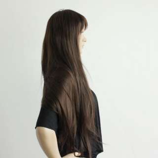 new womens long full straight hair wig/wigs fashion 2  