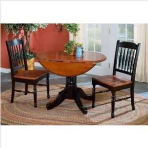    49 British Isles Dining Room Set in Oak and Black Furniture & Decor