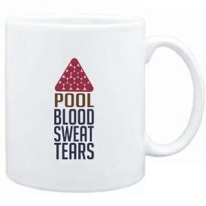  Mug White  Pool  BLOOD , SWEAT & TEARS  Sports 