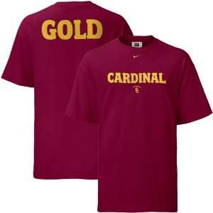 Nike USC Trojans Cardinal Team Color T shirt: Sports 