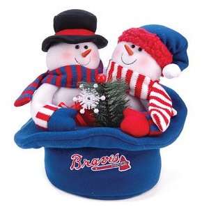 Atlanta Braves Snowmen Top Hat Show Off Your Holiday And Team Spirit 