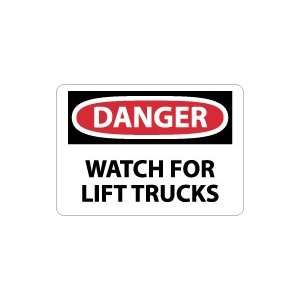    OSHA DANGER Watch For Lift Trucks Safety Sign: Home Improvement