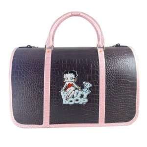  Betty Boop & Pudgy Blue Deluxe Dog Pet Carrier   Brown 