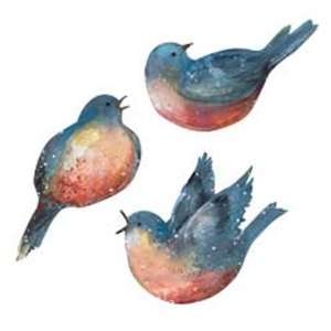  Wallies Susan Winget Bluebirds Blue Bird Cutouts Decor 
