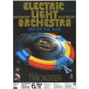  Light Orchestra   Out Of The Blue 1978   CONCERT   POSTER from GERMANY