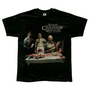 Texas Chainsaw Massacre   Dinner Table T Shirt   Medium  