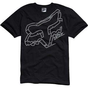  Fox Racing Stroke T Shirt   Large/Black Automotive