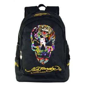  Ed Hardy Skull Tattoo Multi Backpack Bag 