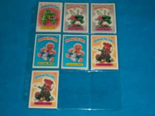   GARBAGE PAIL KIDS 1ST SERIES COMPLETE SET 88/88 HIGH GRADE CONDITION