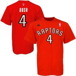  NBA adidas Toronto Raptors #4 Chris Bosh Red Net Player T 