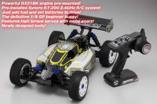 Powerful Readyset features advanced 2.4GHz KT 200 R/C system with fail 