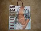 big hollister paper shopping bag 14 x 15 5 inches papier tasche men 