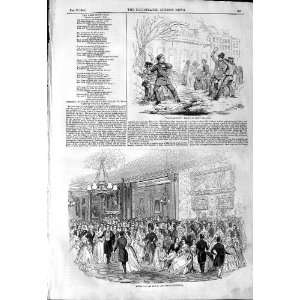    1844 Snow Balling British Foreign Institute Dancing